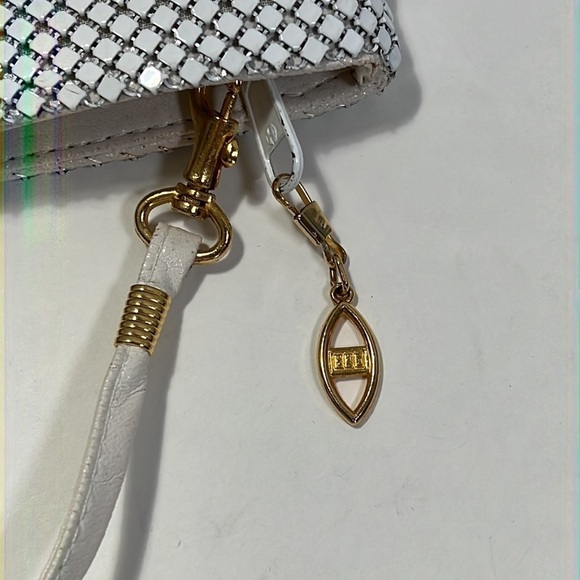 White Metal Mesh Bag - Picture 10 of 13